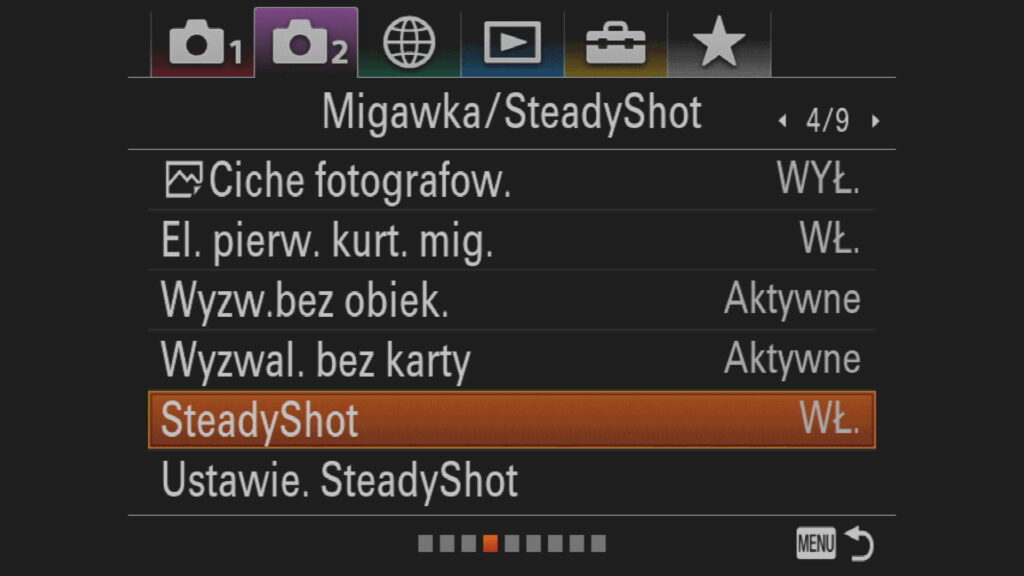 stabilizacja w Sony A7 III