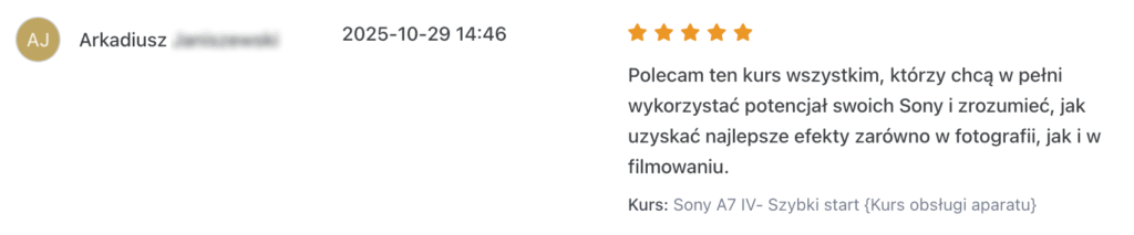 opinia szybki start kurs akademia fotoforma
