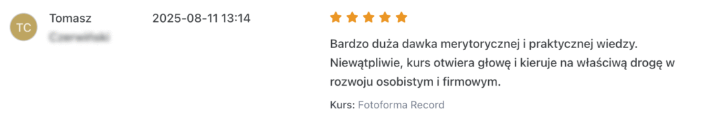 opinie akademia fotoforma