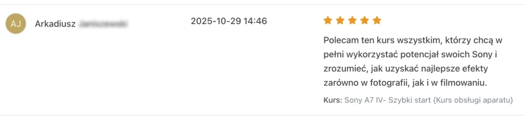 AKADEMIA FOTOFORMA opinie o kursach obslugi aparatu