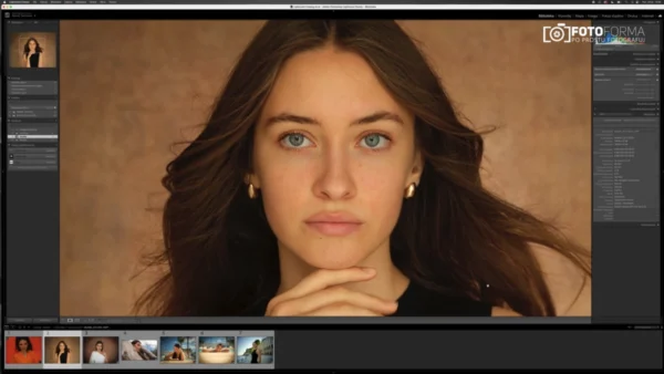 obróbka kobiecej urody lightroom photoshop