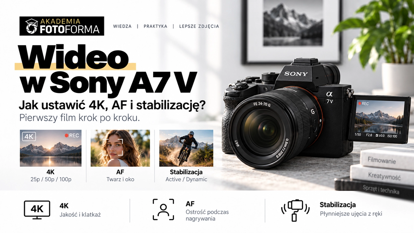 Sony A7 V – ustawienia wideo