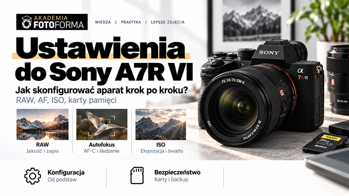 Sony A7R VI ustawienia aparatu