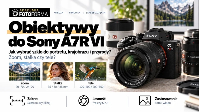 obiektywy do sony a7r vi