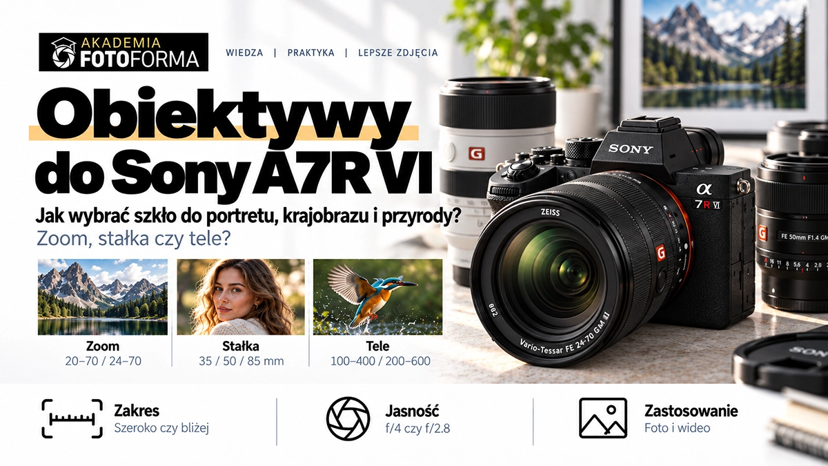 obiektywy do sony a7r vi