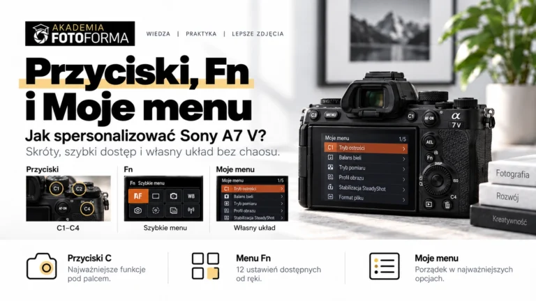 sony a7 V jak ustawić przyciski